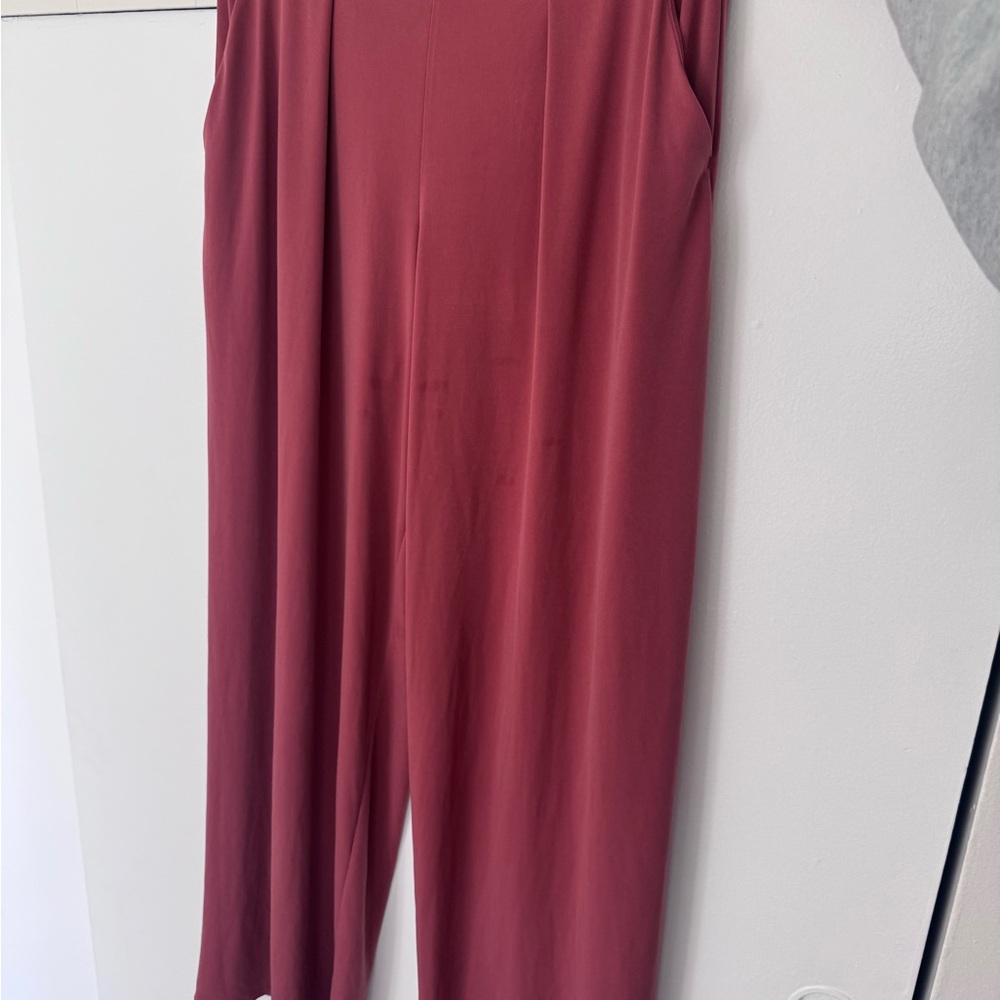 Elegant Women's Jumpsuit in Rich Burgundy